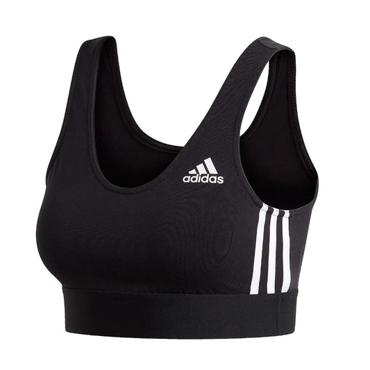 adidas Women's 3-Stripes Bra Top - Black White