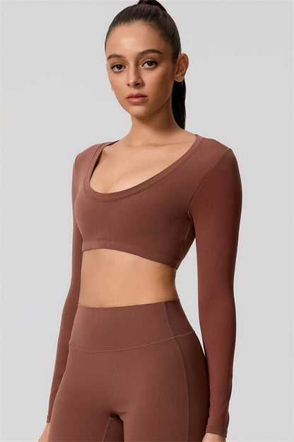 Long Sleeve Crop Top