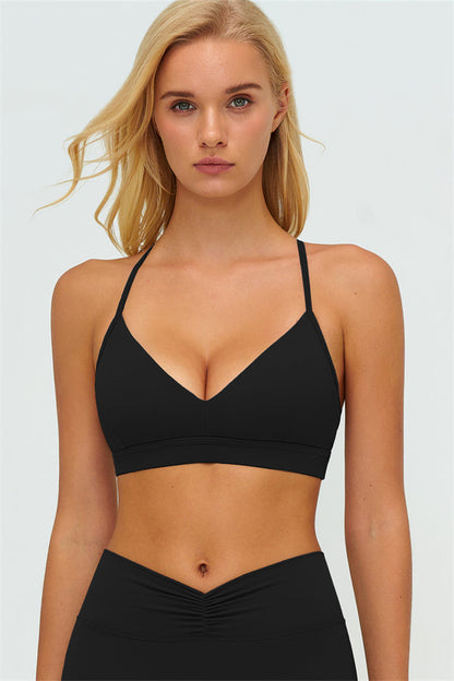 Y-Back Sports Bra Shorts 2-Piece Set