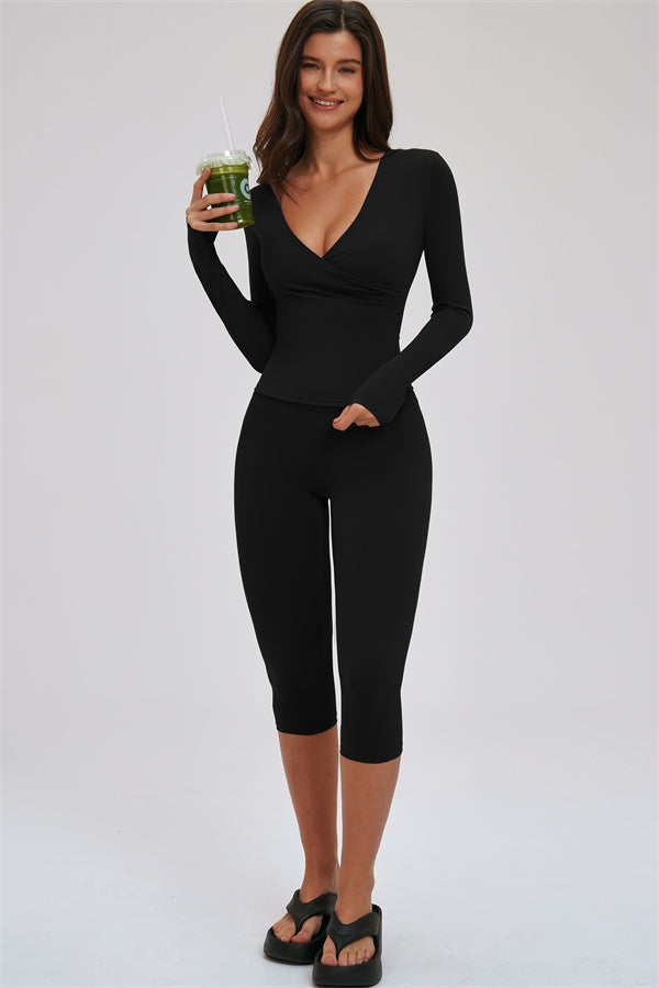 Tank Top Capri Leggings 2-Piece Set