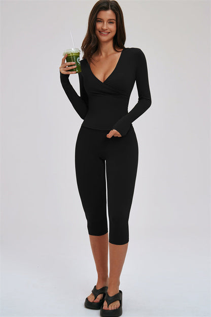 Tank Top Capri Leggings 2-Piece Set