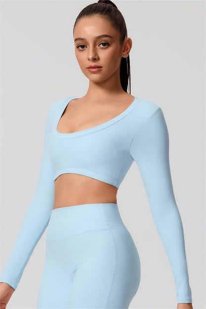 Long Sleeve Crop Top
