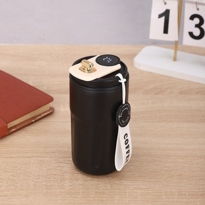 Smart Digital Thermal Bottle Portable Coffee Mug -Stainless Steel