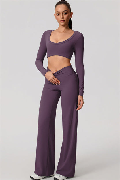 Long Sleeve Crop Top