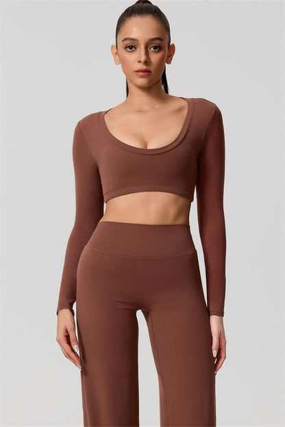 Long Sleeve Crop Top