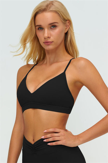 Y-Back Sports Bra Shorts 2-Piece Set