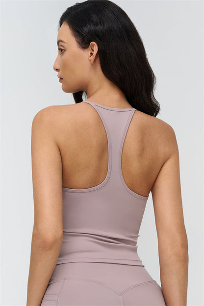 Crop Top + Leggings 2-Piece Set