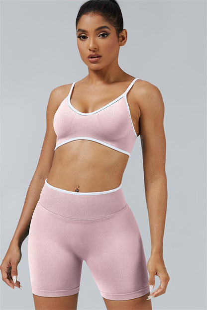 Sports Bra + Shorts 2-Piece Set
