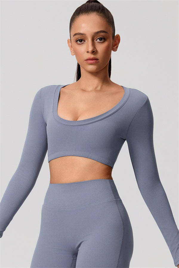 Long Sleeve Crop Top