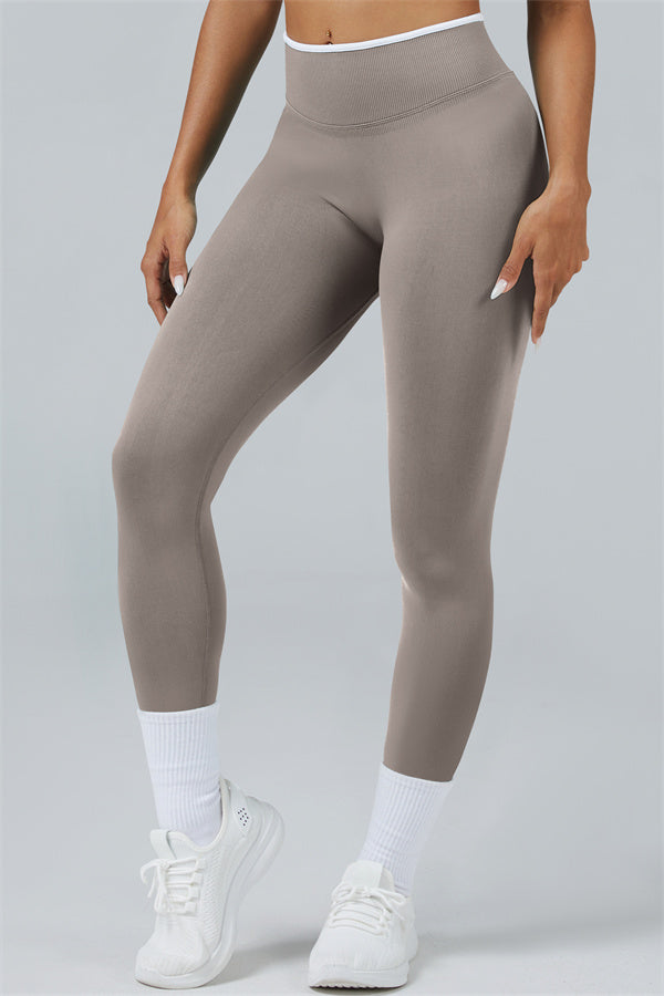 Long Sleeve + Crop Top Leggings 2-Piece Set