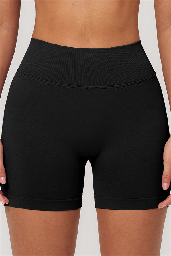 One-Shoulder Sports Bra Shorts 2-Piece Set