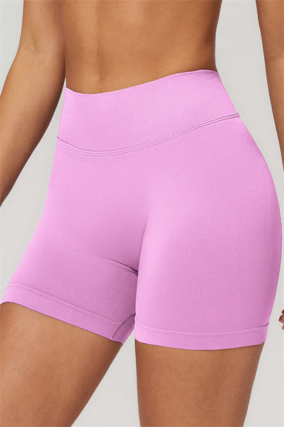 One-Shoulder Sports Bra Shorts 2-Piece Set