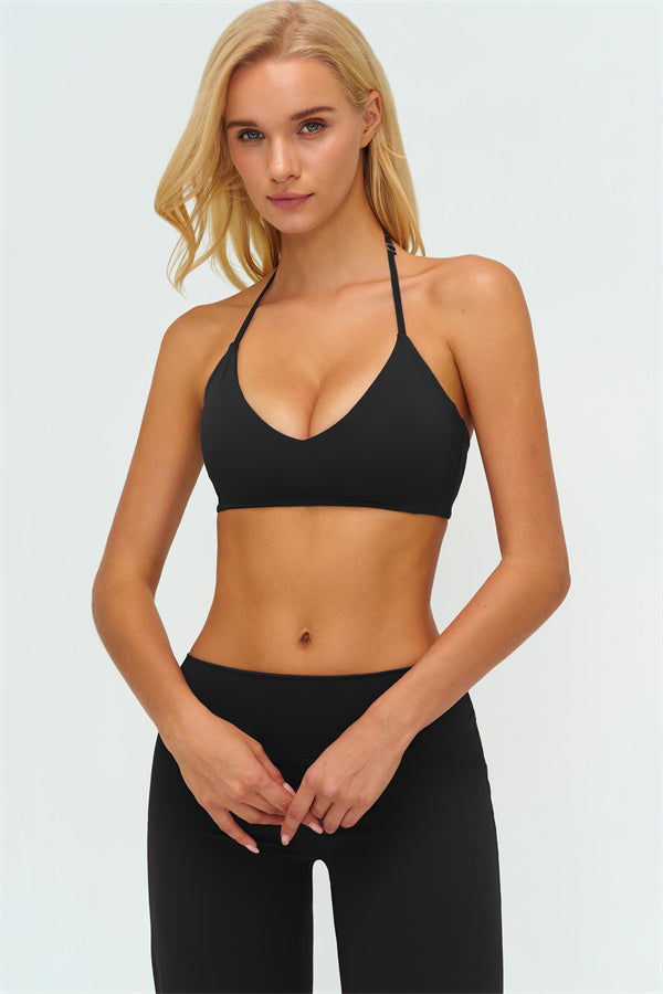 Sports Bra + New Straight Leg Pants 2-Piece Set
