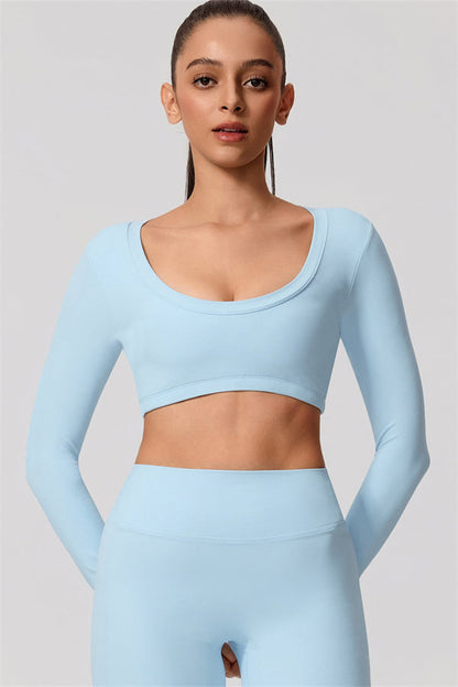 Long Sleeve Crop Top