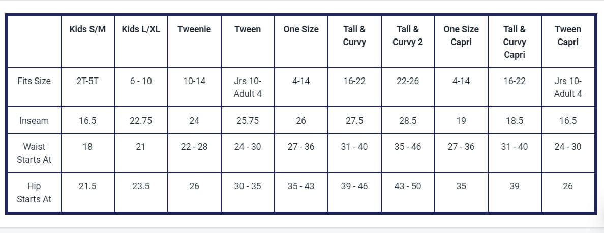 Soft Black Adult & Kids Regular Length Soft Leggings