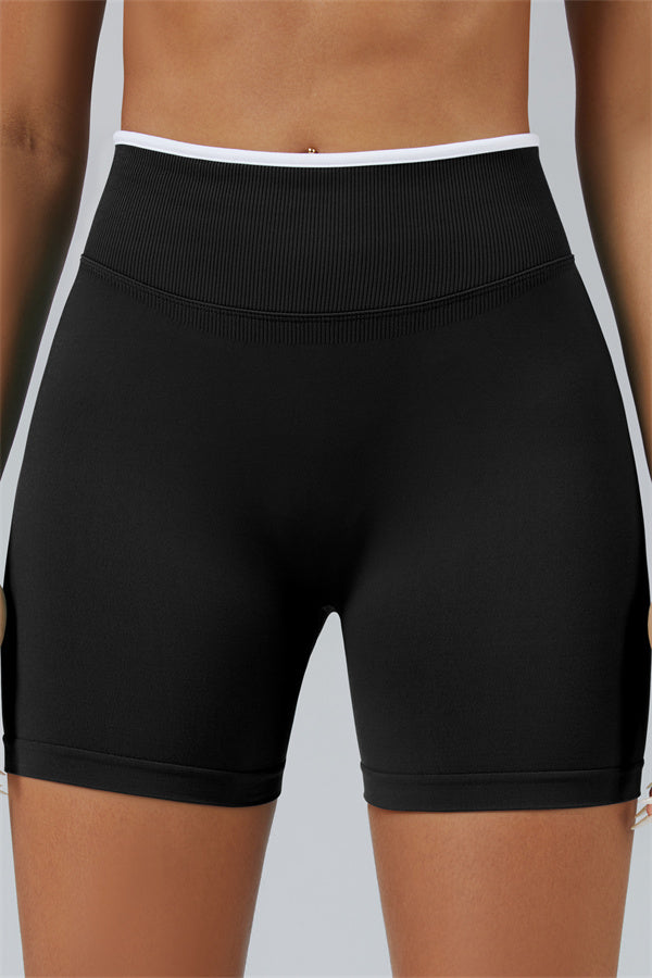 Long Sleeve Crop top Shorts 2-Piece Set