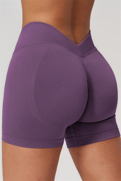One-Shoulder Sports Bra Shorts 2-Piece Set