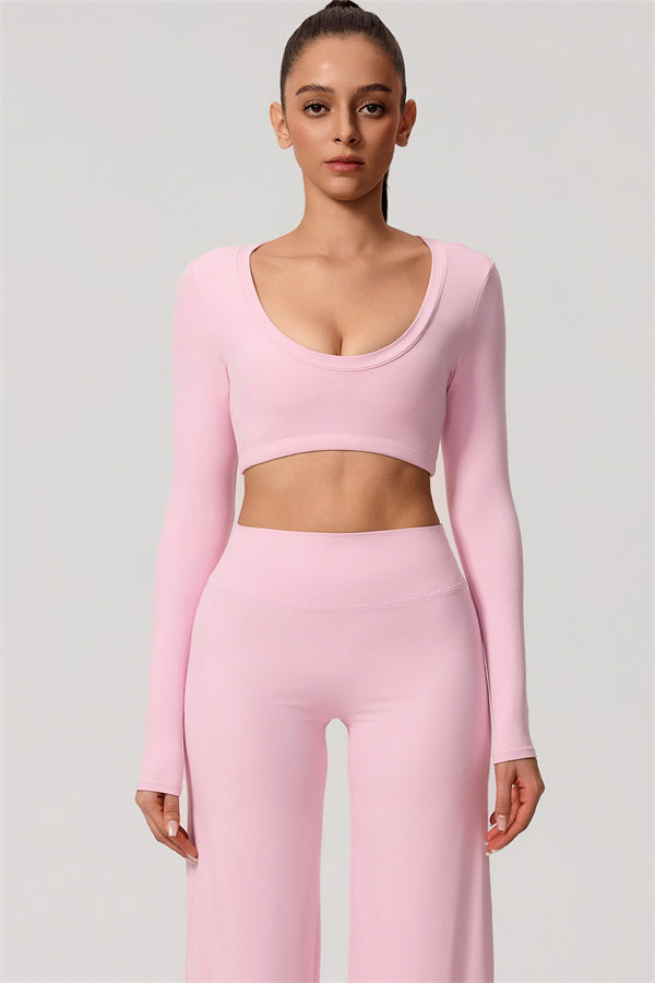 Long Sleeve Crop Top