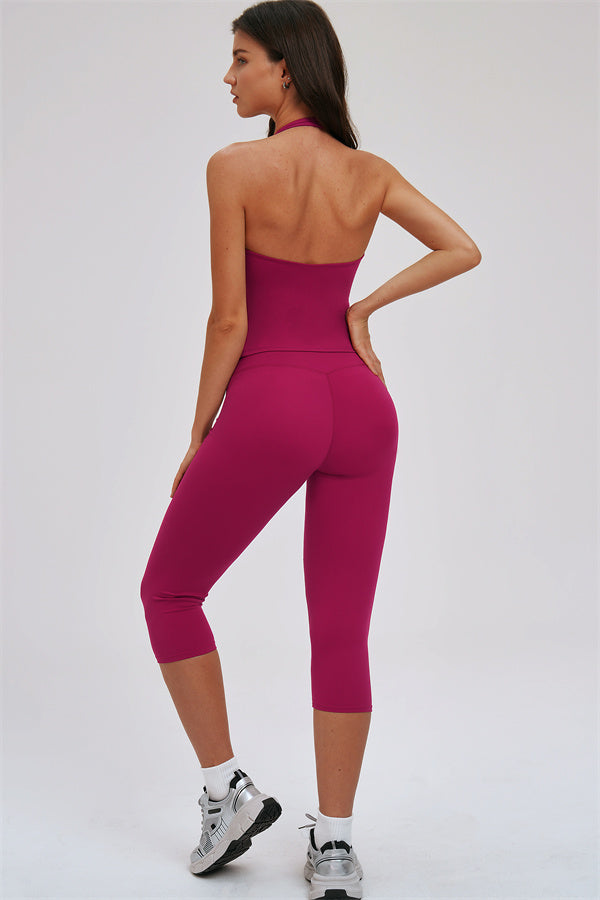 Tank Top Capri Leggings 2-Piece Set