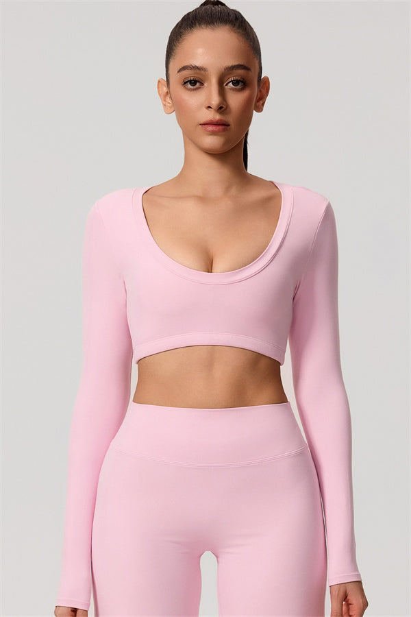 Long Sleeve Crop Top
