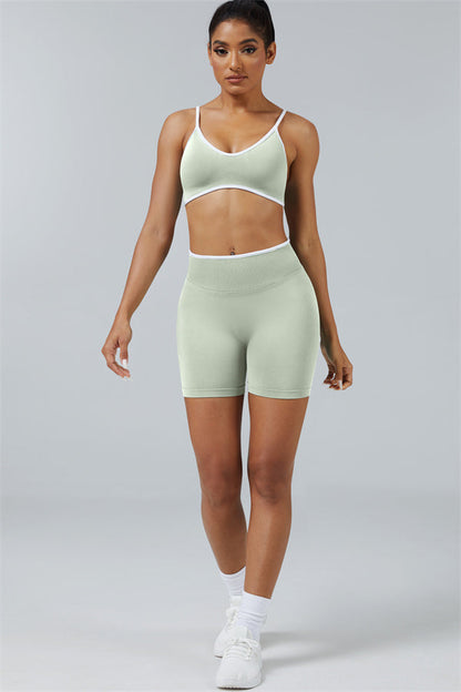 Sports Bra + Shorts 2-Piece Set
