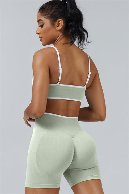 Sports Bra + Shorts 2-Piece Set
