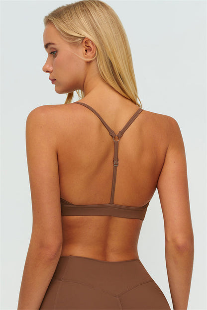 Y-Back Sports Bra Shorts 2-Piece Set