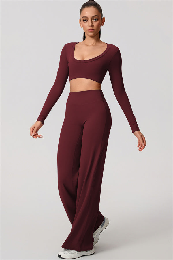 Long Sleeve Crop Top