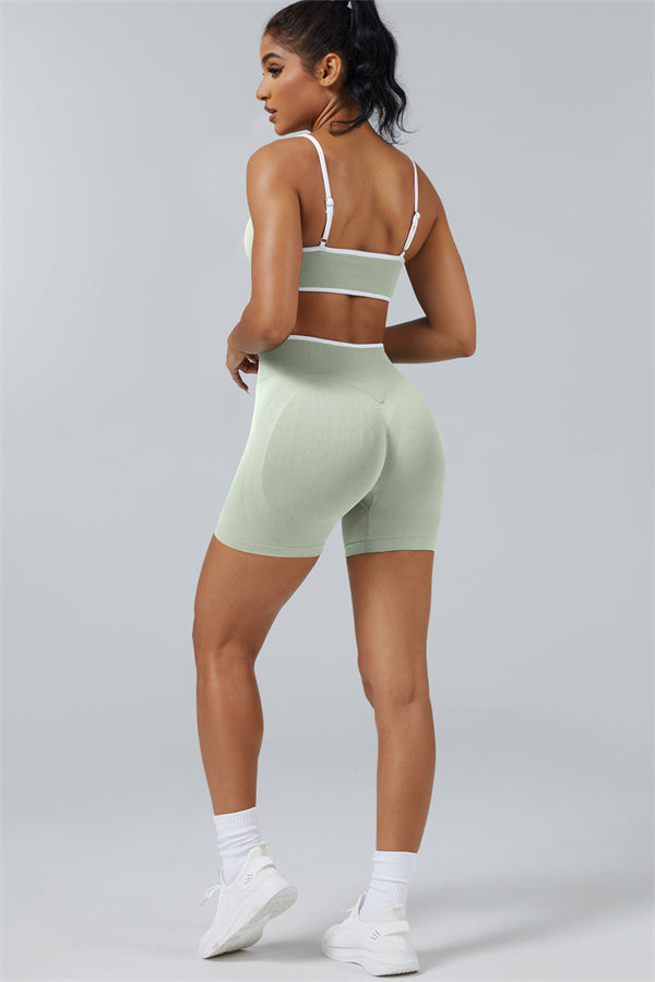 Sports Bra + Shorts 2-Piece Set
