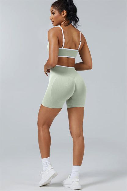 Sports Bra + Shorts 2-Piece Set