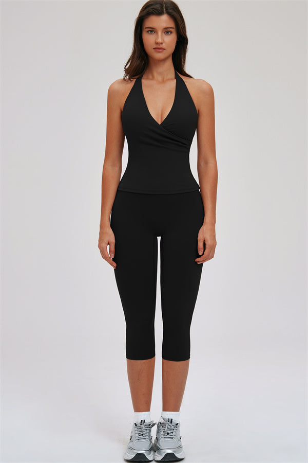 Tank Top Capri Leggings 2-Piece Set