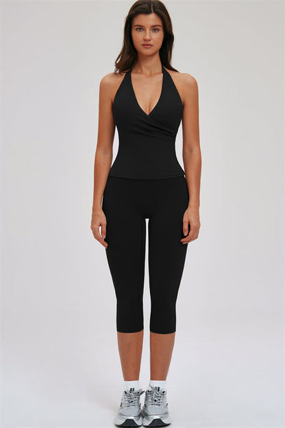 Tank Top Capri Leggings 2-Piece Set