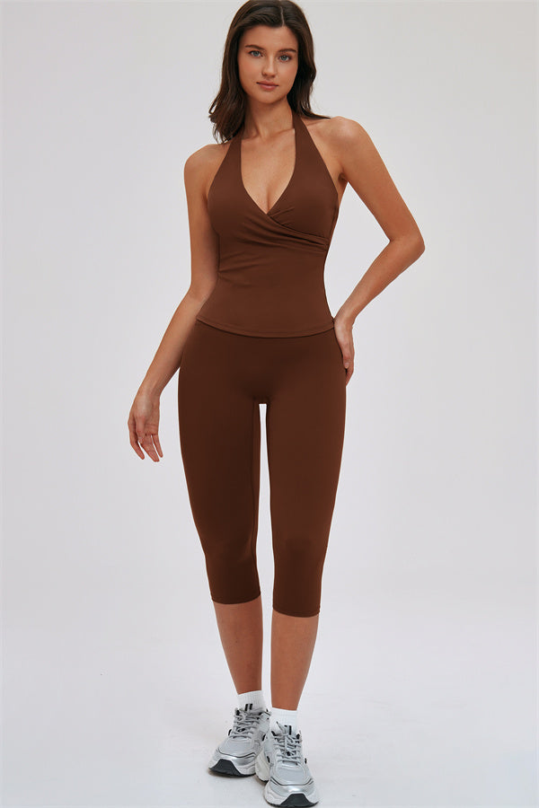 Tank Top Capri Leggings 2-Piece Set