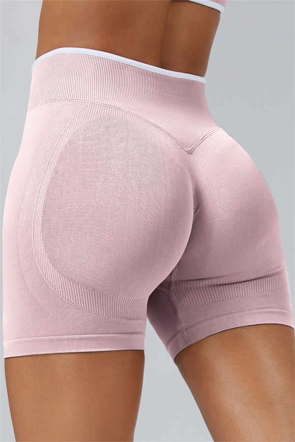 Long Sleeve Crop top Shorts 2-Piece Set