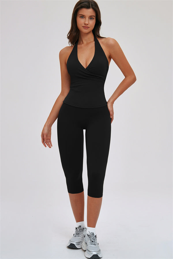 Tank Top Capri Leggings 2-Piece Set
