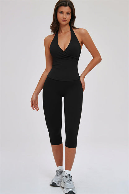 Tank Top Capri Leggings 2-Piece Set