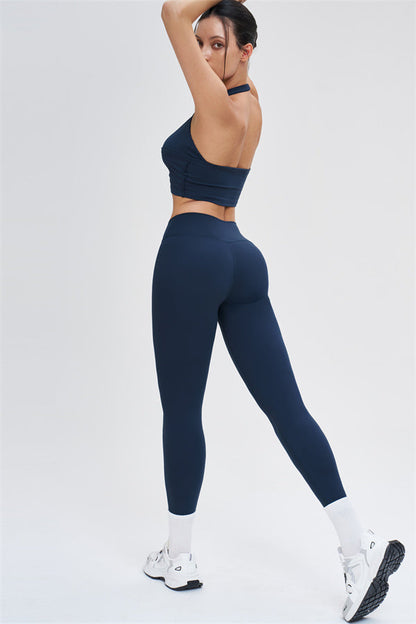 Crop Top + Leggings 2-Piece Set