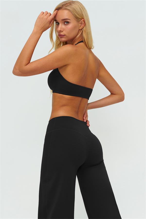 Sports Bra + New Straight Leg Pants 2-Piece Set