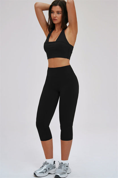 Tank Top Capri Leggings 2-Piece Set