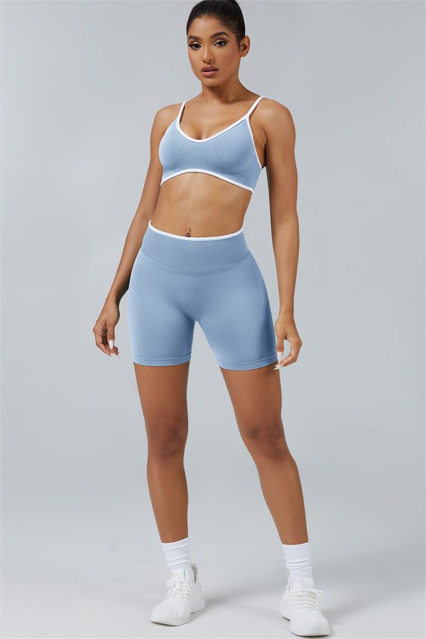 Sports Bra + Shorts 2-Piece Set