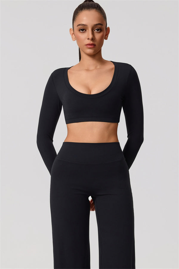 Long Sleeve Crop Top