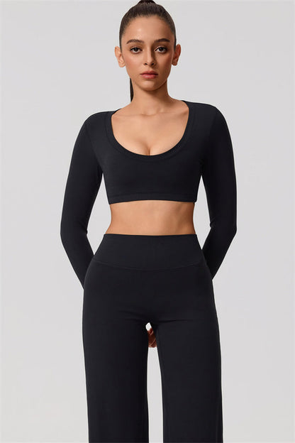 Long Sleeve Crop Top