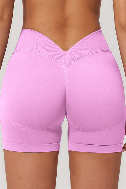 One-Shoulder Sports Bra Shorts 2-Piece Set