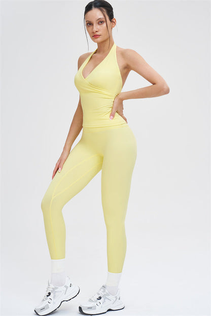 Crop Top + Leggings 2-Piece Set