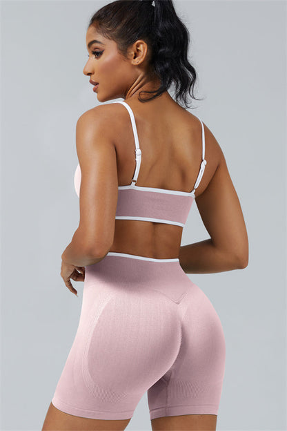 Sports Bra + Shorts 2-Piece Set