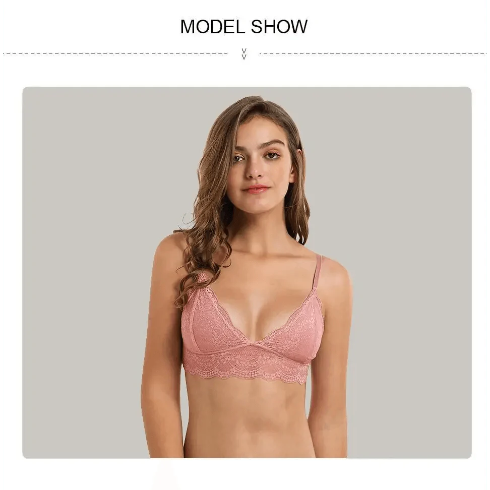Underwear + Unlined Lace Lingerie Bras