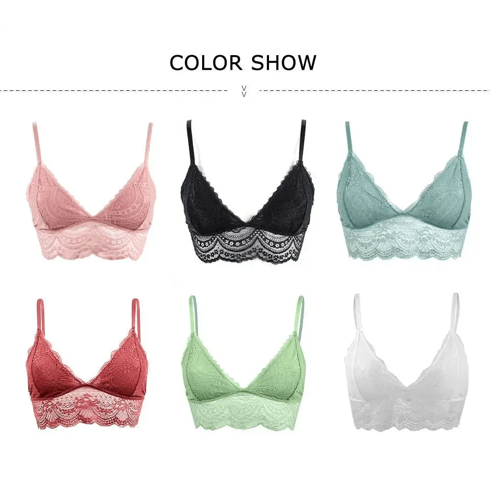 Underwear + Unlined Lace Lingerie Bras