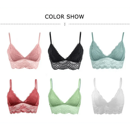 Underwear + Unlined Lace Lingerie Bras