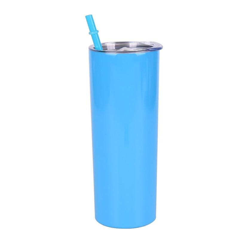 Stainless Steel Thermos Water Bottle With Straw