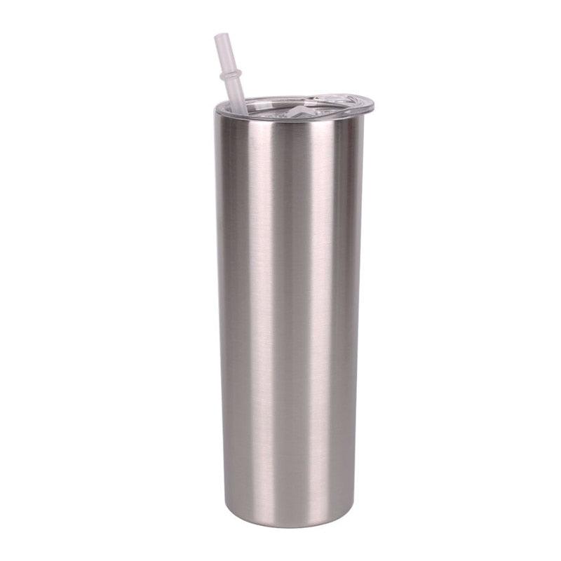 Stainless Steel Thermos Water Bottle With Straw